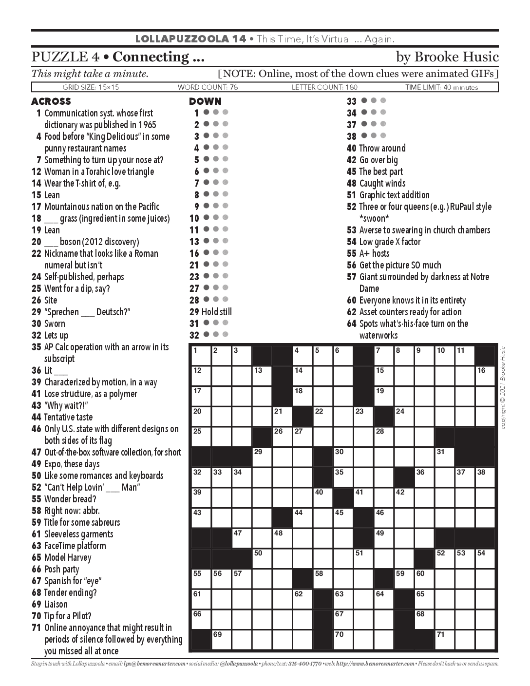 spots nyt crossword