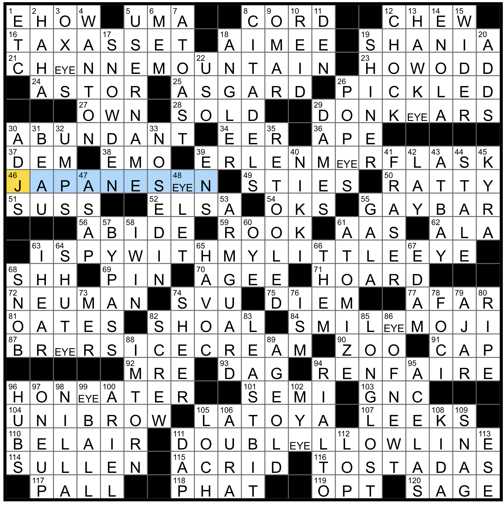 Sunday August 10 2025 Diary Of A Crossword Fiend Sunday August 10 2025 Diary Of A Crossword Fiend