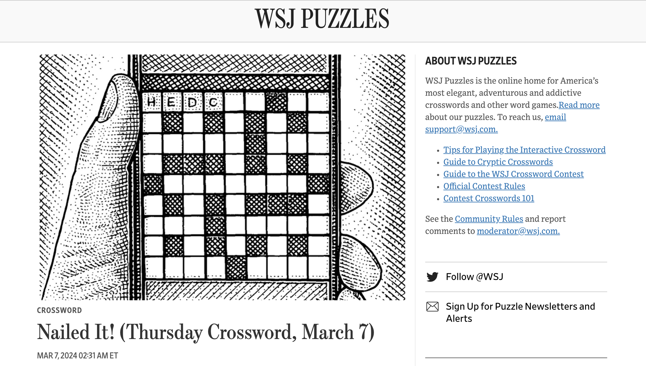 gelato brand wsj crossword clue