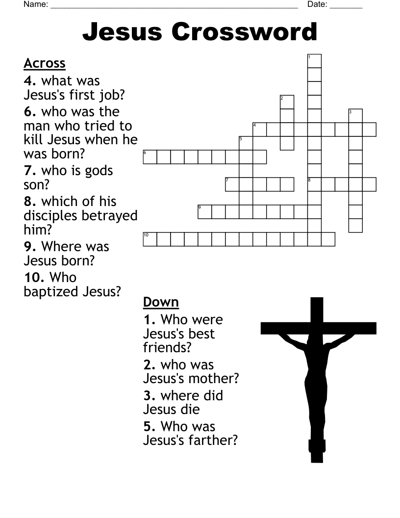 The Rosary Crossword WordMint