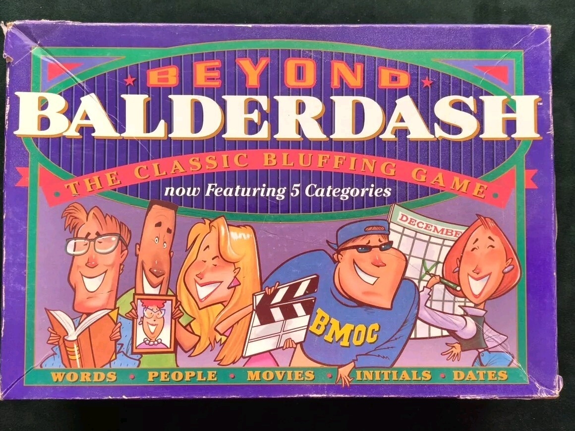 Vintage 1997 BEYOND BALDERDASH GAME By Parker Brothers Complete EBay