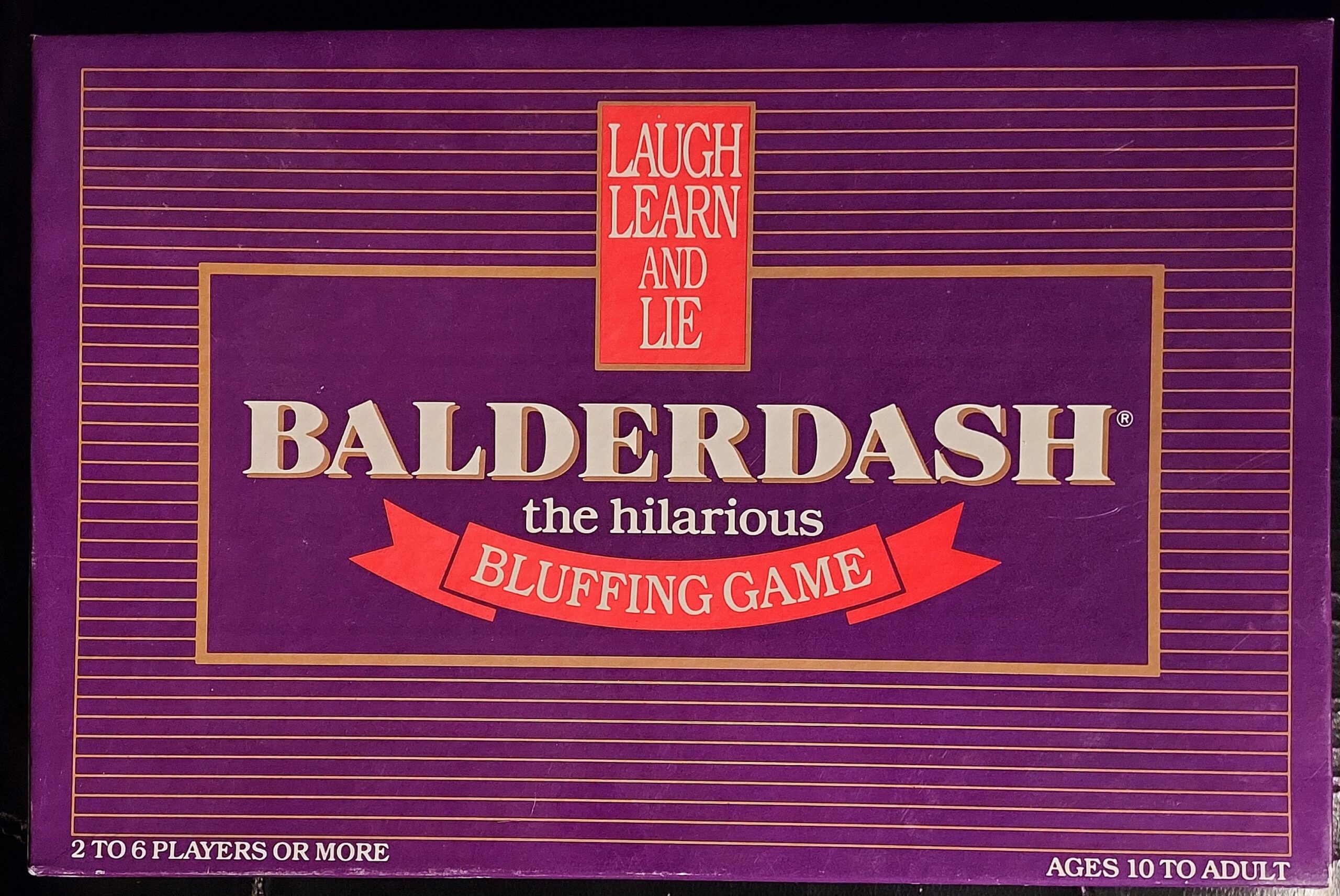 Vintage Balderdash The Hilarious Bluffing Game Board Game 250 1984 Gameworks Creation Game Pieces Sealed COMPLETE Etsy Canada