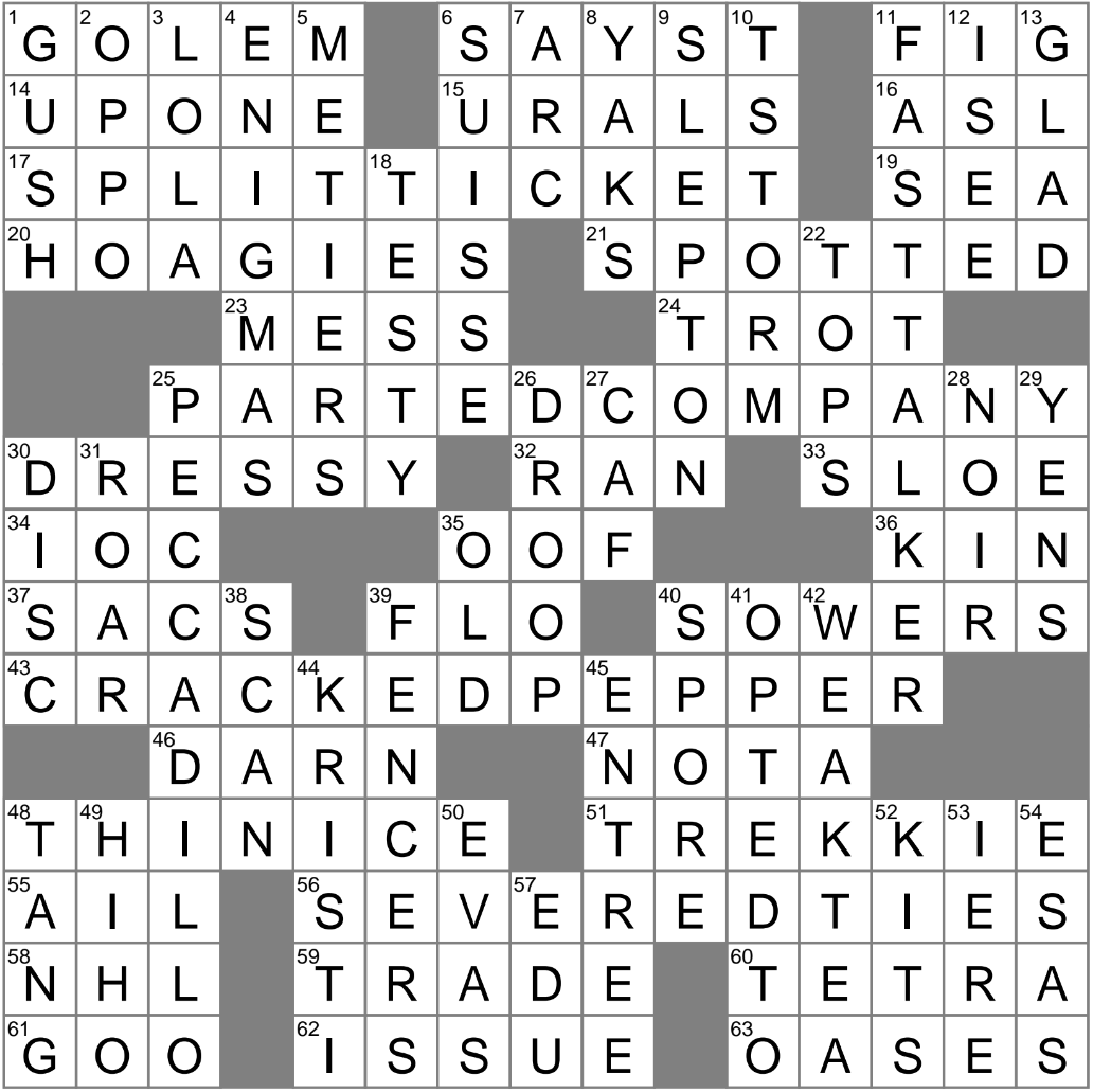 Word On Some European Notes Crossword Clue Archives LAXCrossword