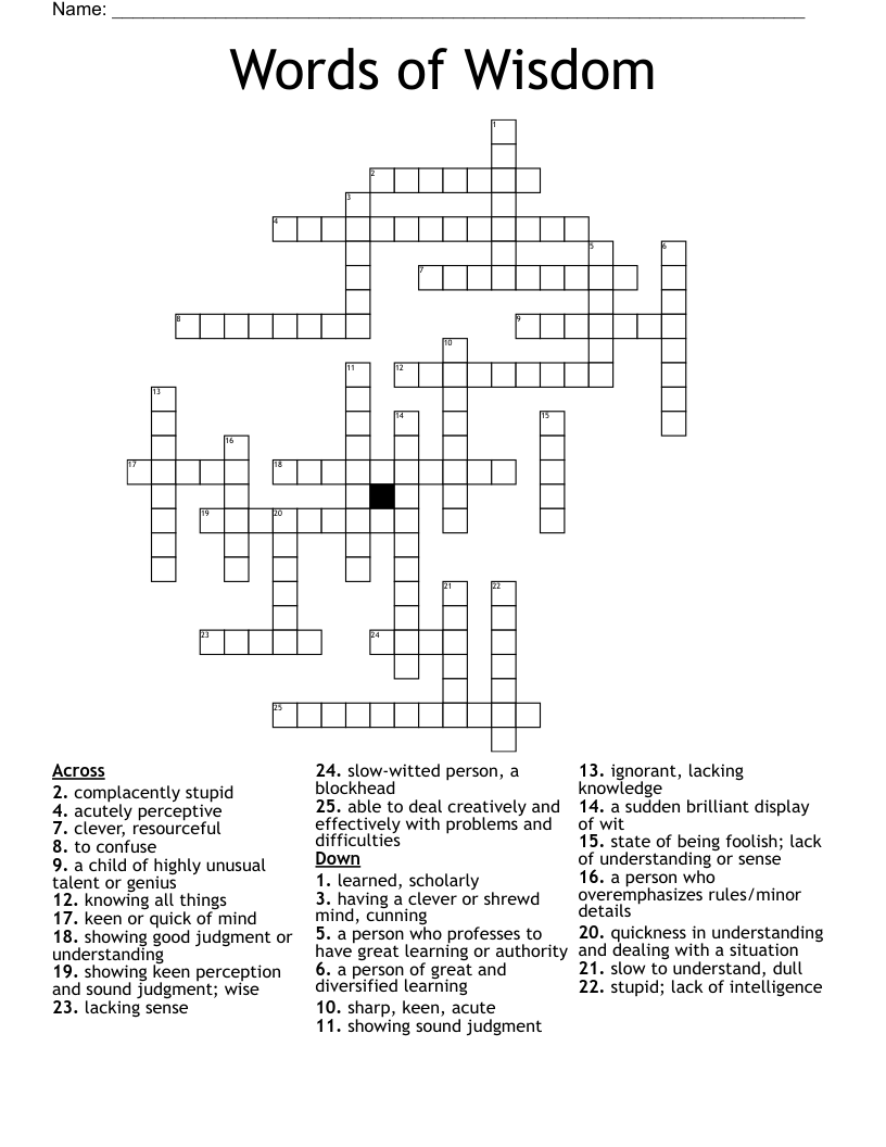 shrewd crossword clue