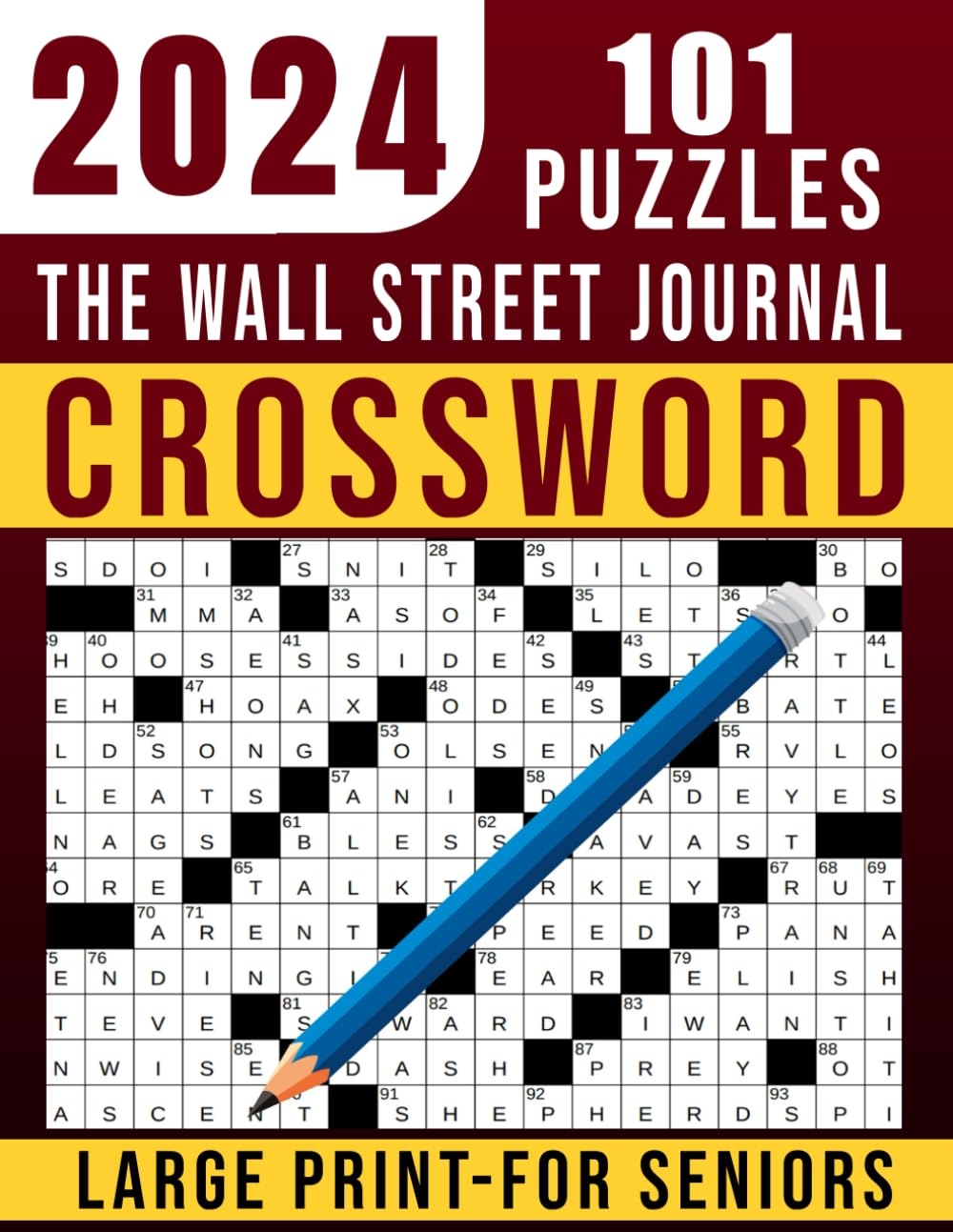2024 The Wall Street Journal Crossword Puzzles For Seniors Large Desertcart Seychelles