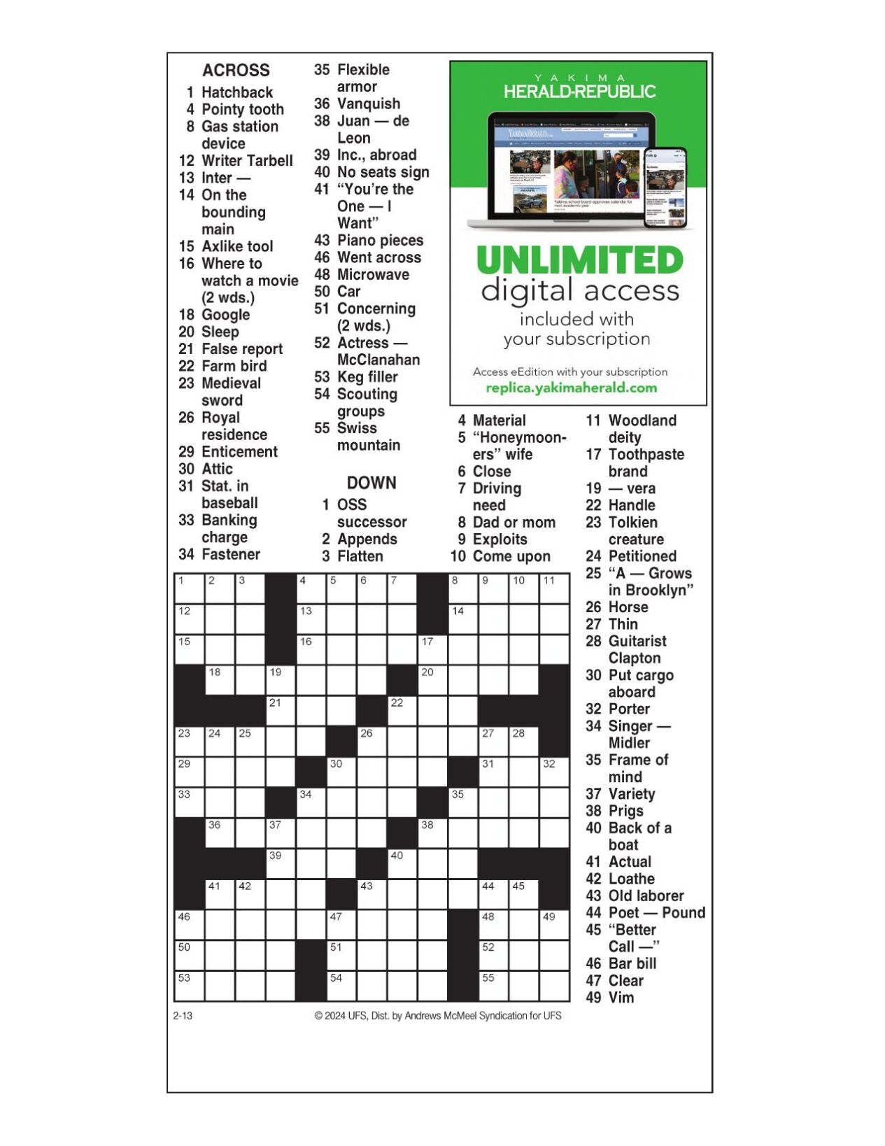 tolkien creature crossword