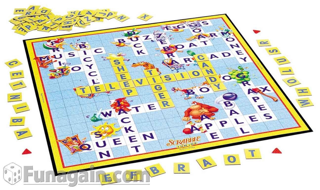 Amazon Scrabble Junior Your Child s First Crossword Game 1999 Vintage Toys Games