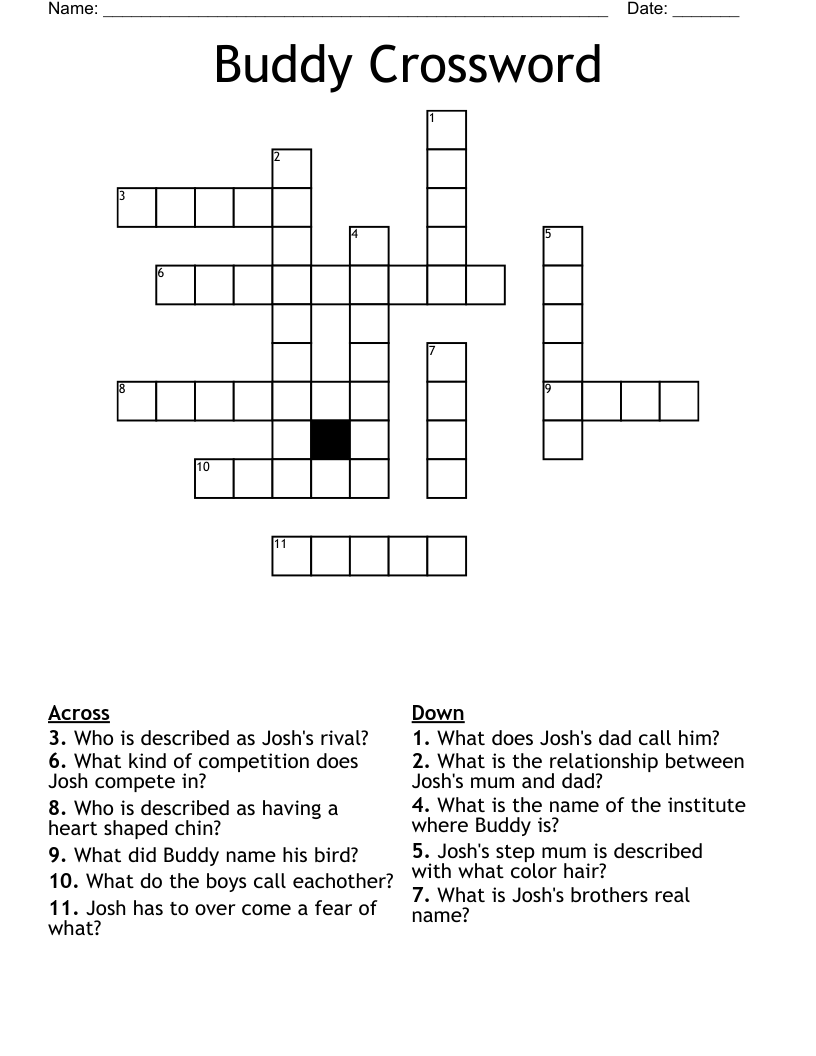Buddy Crossword WordMint