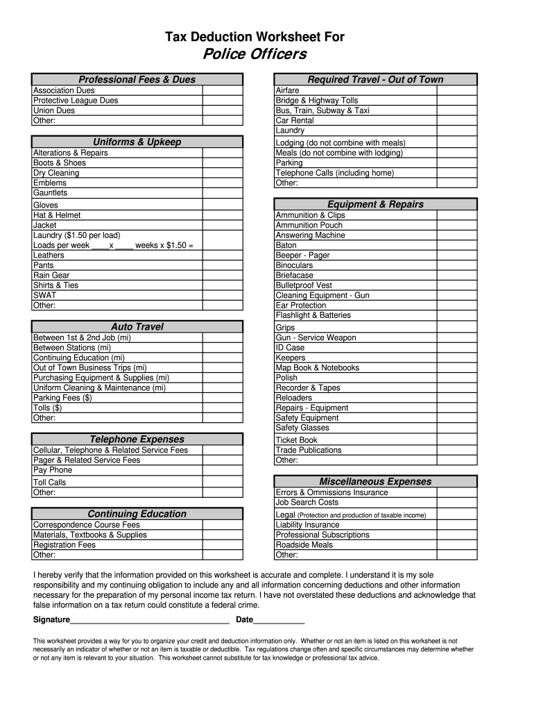 California Itemized Deductions Worksheet Printable Study Planner