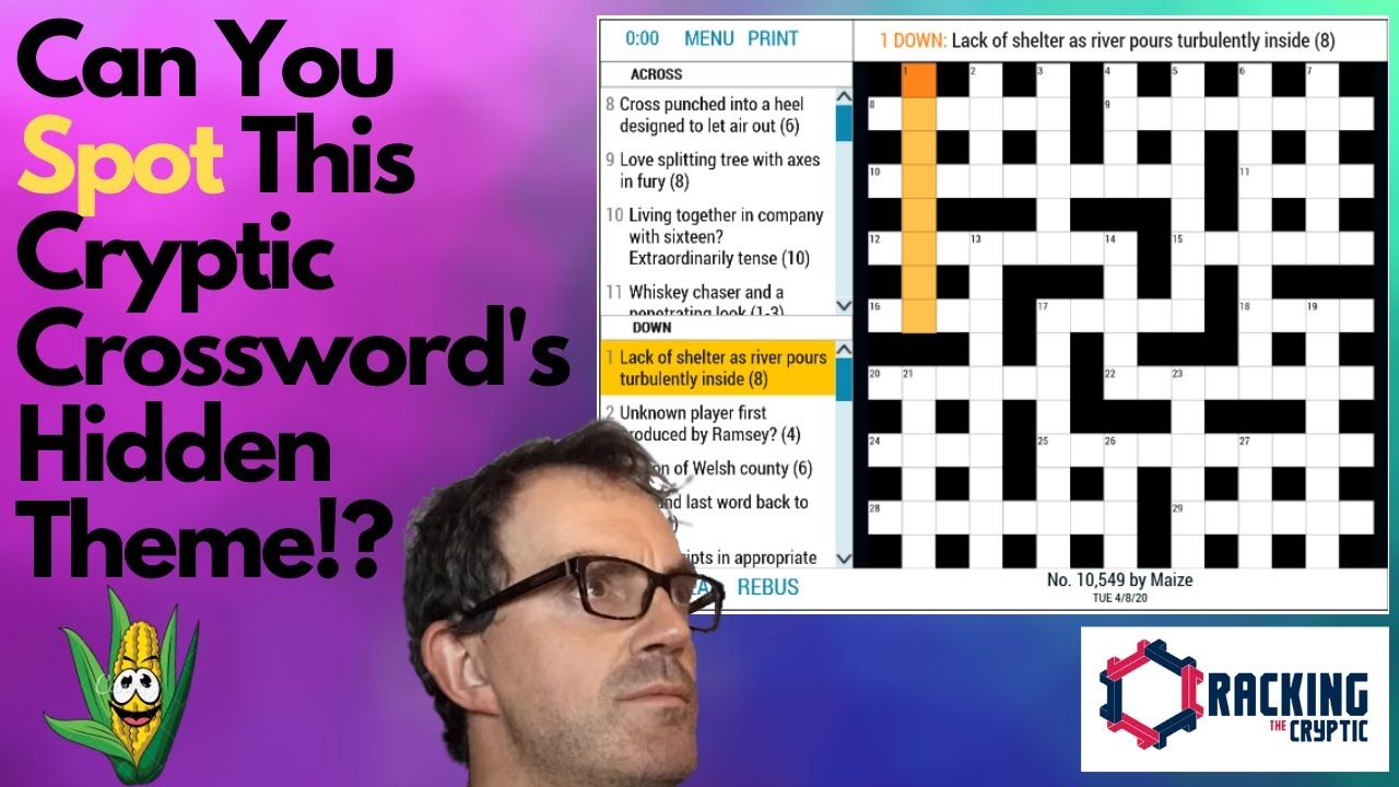 Can You Spot This Cryptic Crossword s Hidden Theme YouTube