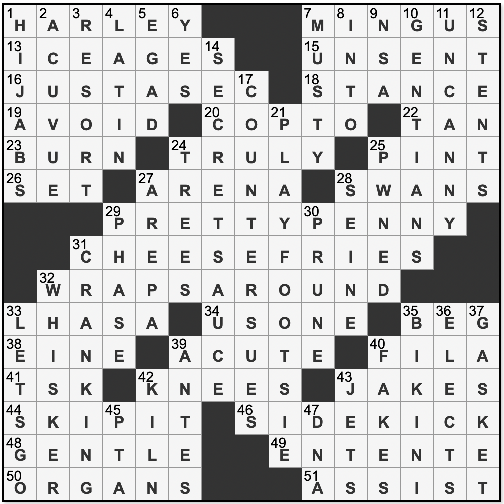 la times crossword answers for today