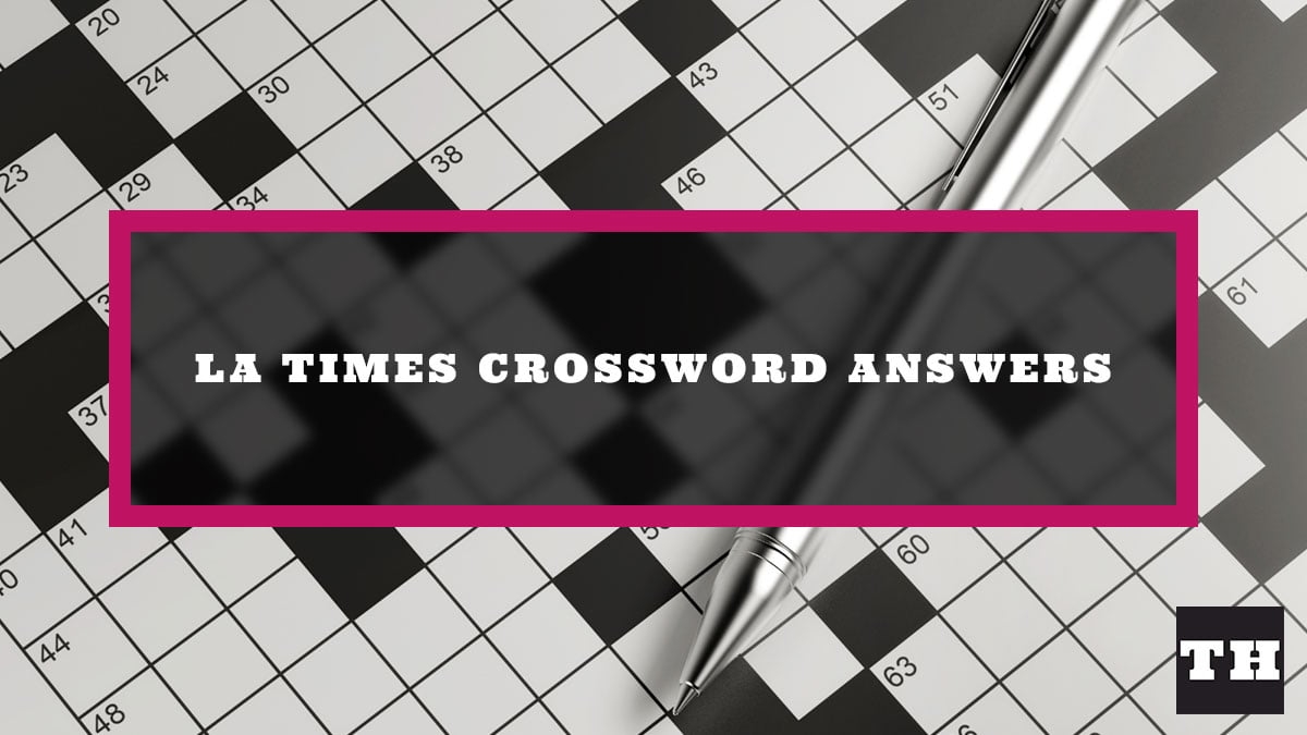 los angeles crossword solution