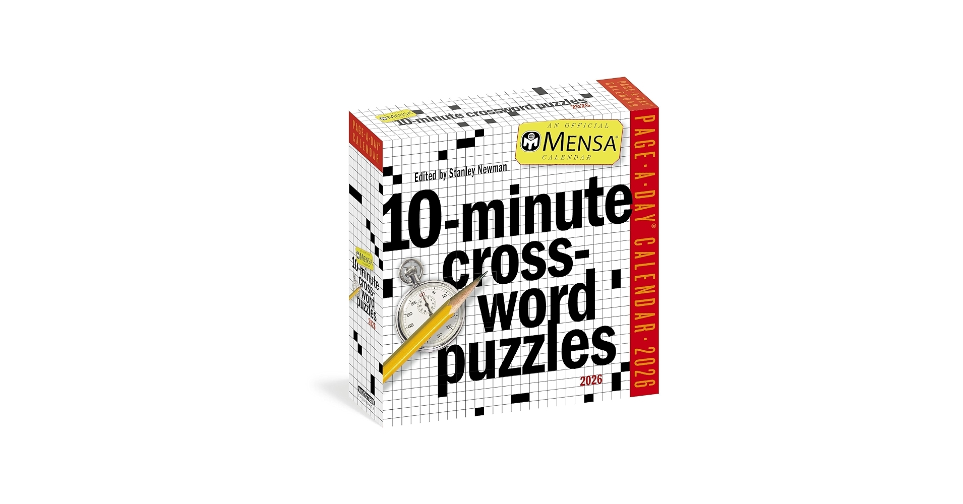 Mensa 10 Minute Crossword Puzzles Page A Day Calendar 2026 Newman Stanley Workman Calendars 9781523530557 Amazon Books