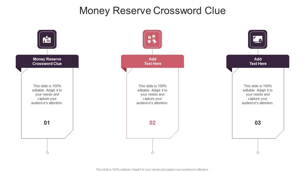 Money Reserve Crossword Clue In Powerpoint And Google Slides Cpb PPT Presentation