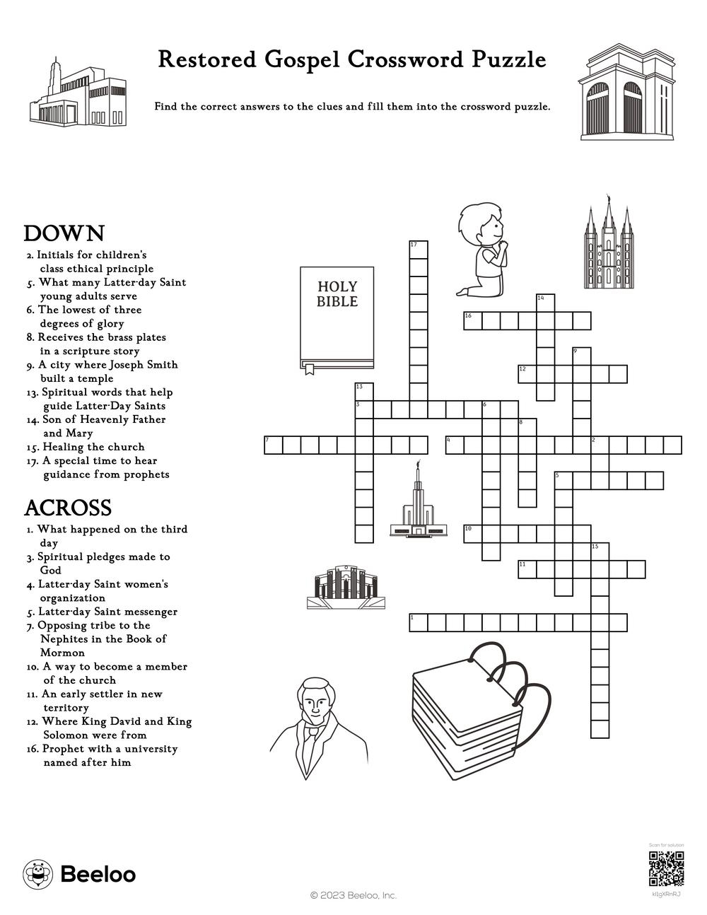 kind of circle diagram crossword clue