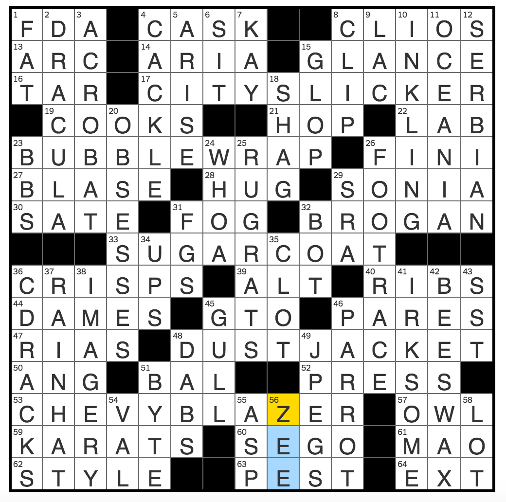 Rex Parker Does The NYT Crossword Puzzle Awards In The Ad Biz MON 3 6 17 Panache Harbour Fla Inlets Lee Who Directed Life Of Pi 