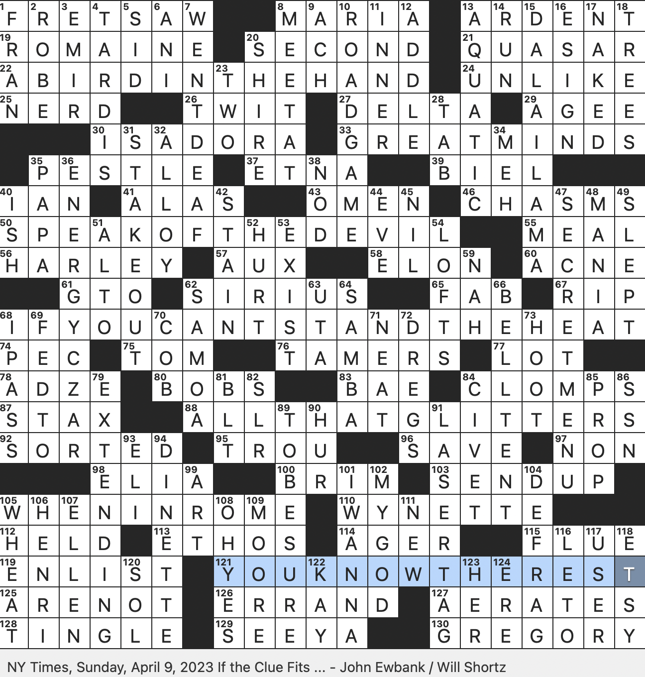german river crossword