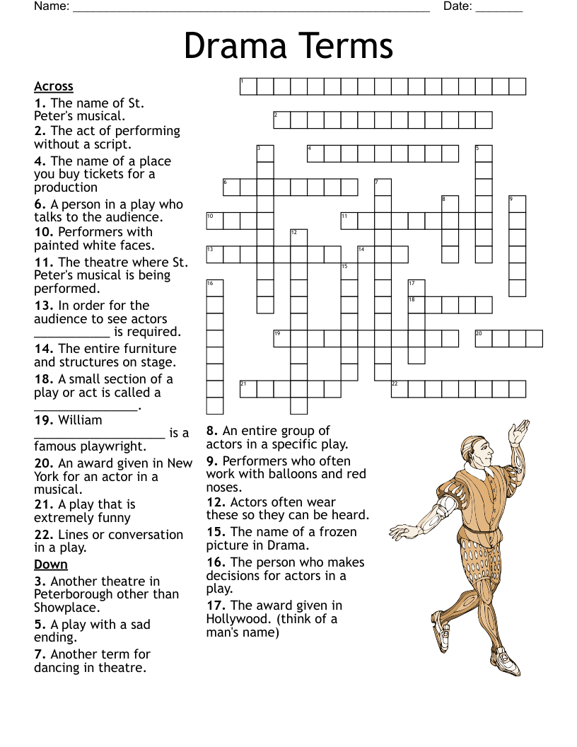 St Mary Catholic School Crossword WordMint