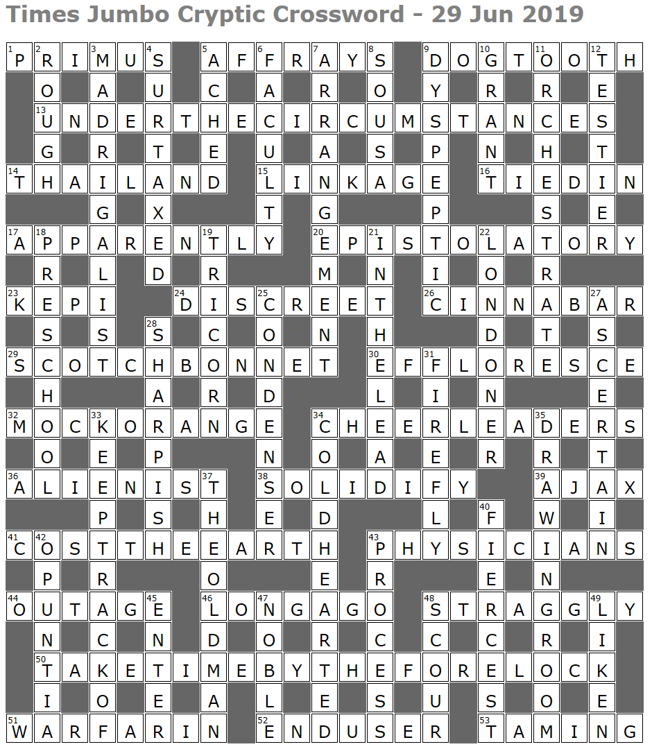 Times Jumbo Cryptic Crossword 1389 Lucian Poll s Web Ramblings