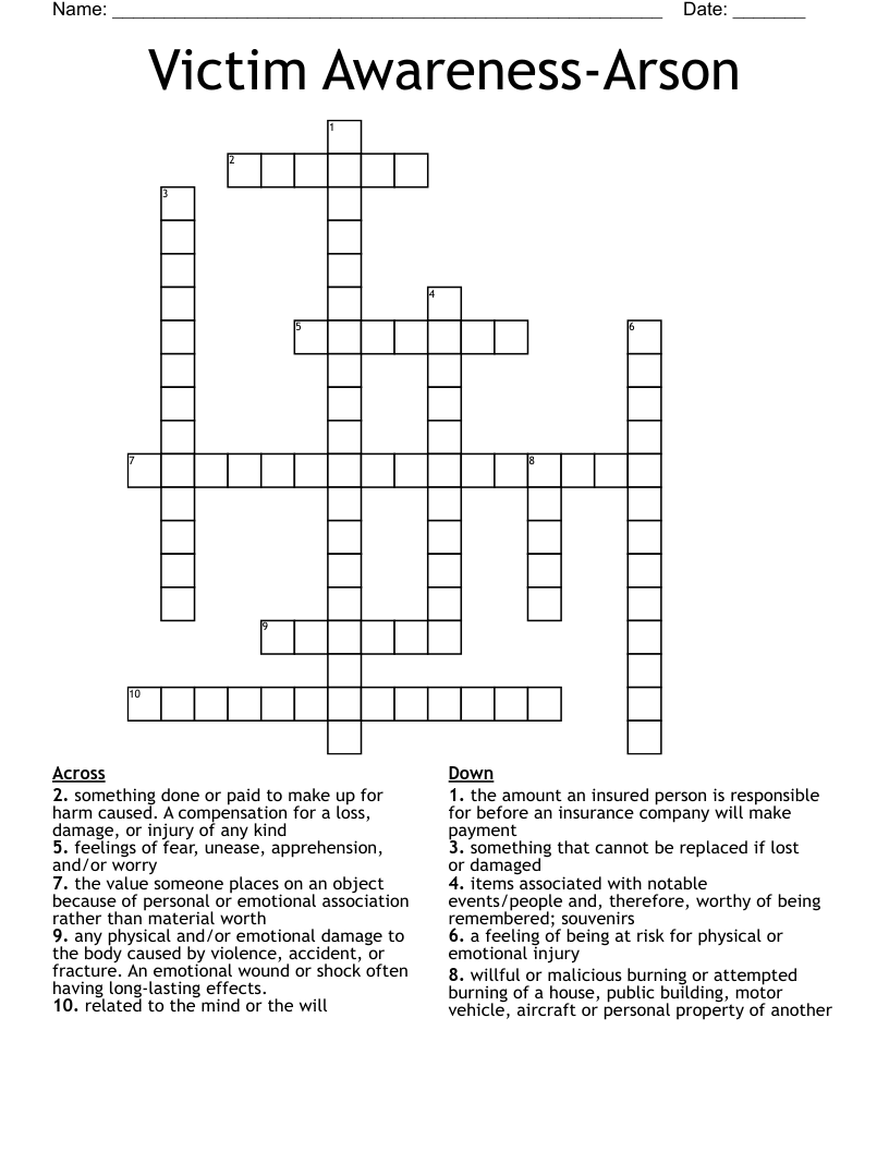 crossword clue attempted